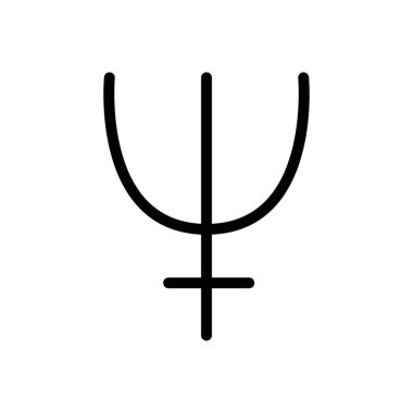 Astroloji vektörü düz simge