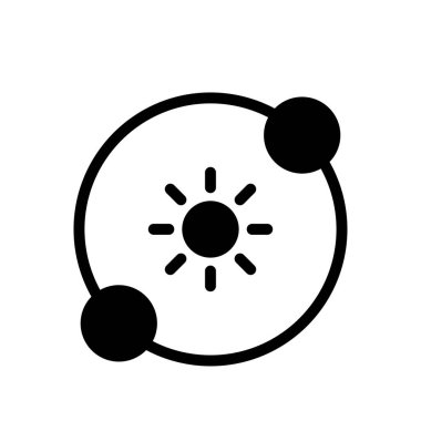 Zodiac vektör sembolü düz simge