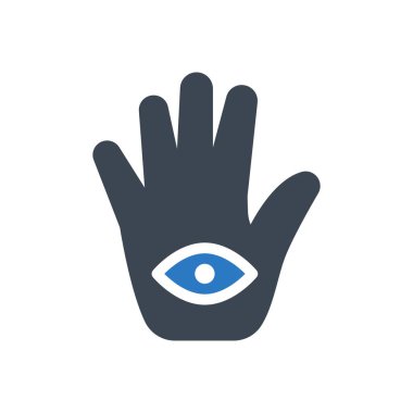 Astroloji vektörü renk simgesi