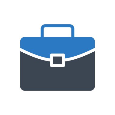 evrak çantası vektör renk simgesi