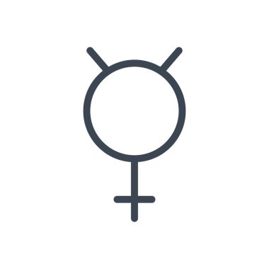 Astroloji vektörü renk simgesi