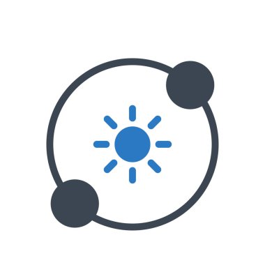 zodyak vektör renk simgesi