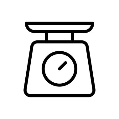 makine vektörü ince çizgi simgesi