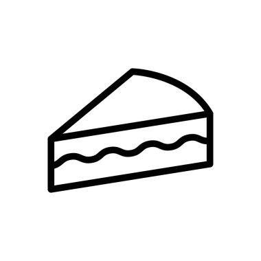 fırın vektörü ince çizgi simgesi