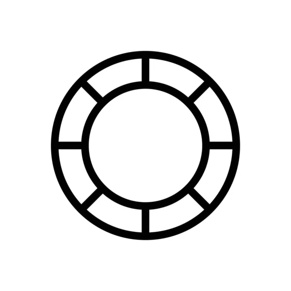 Horoskop Vektor Symbol Für Dünne Linie — Stockvektor
