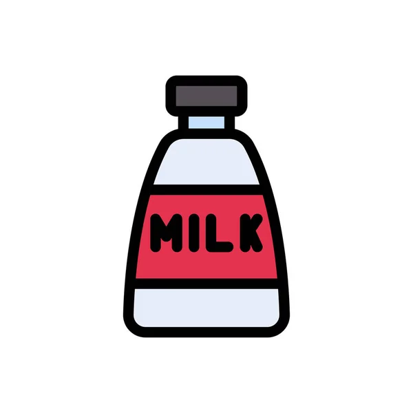 Bottle Vector Flat Color Icon — Stock Vector