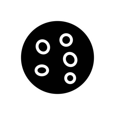 bisküvi vektör kabartması düz simge