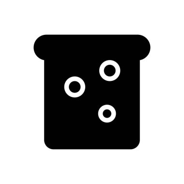 Dilimleyici vektör düz simgesi