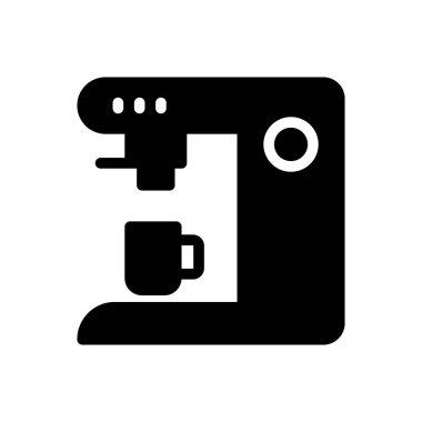 makine vektör düz simge