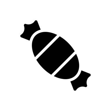 toffee vektör kabartması düz simge