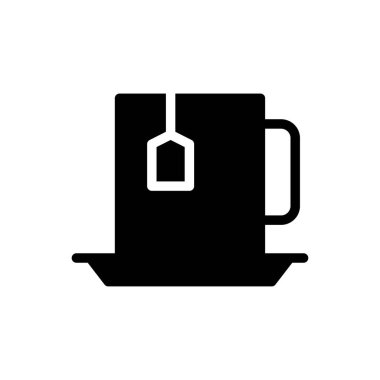 fincan vektör düz simge