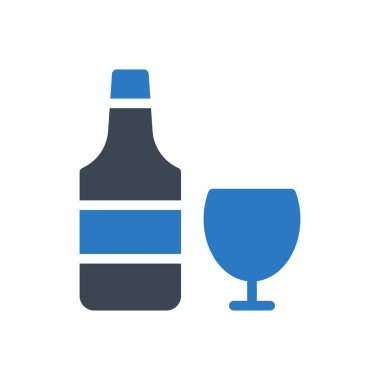 alkol vektörü renk simgesi