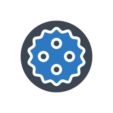 çerez vektör renk simgesi