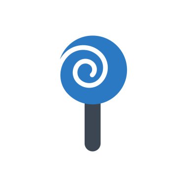 Şeker vektörü renk simgesi