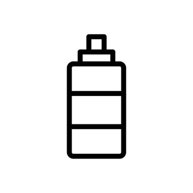 Sprey vektör ince çizgi simgesi