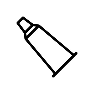 Temizleme vektörü ince çizgi simgesi