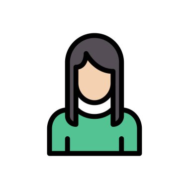 Model vektör düz renk simgesi