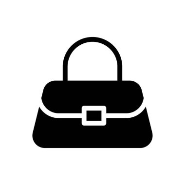 El çantası vektör düz simge