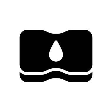 sıvı vektör düz simge