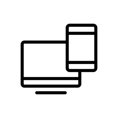 vektör ince çizgi simgesini transfer et