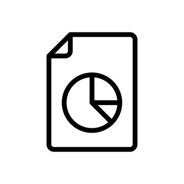 dosya vektörü ince çizgi simgesi