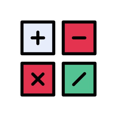 muhasebe vektörü glyph düz simgesi