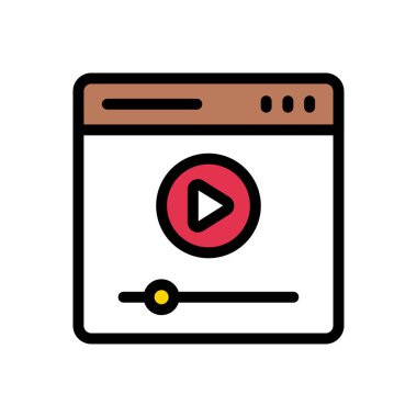 oyuncu vektör düz simgesi