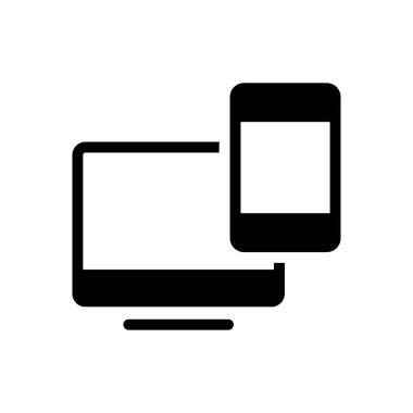 vektör glifini düz simgeye aktar