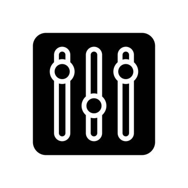 Karıştırıcı vektör düz simge