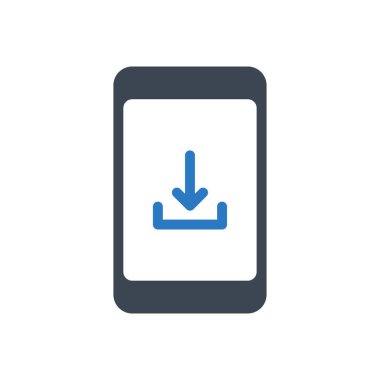 telefon vektörü renk simgesi