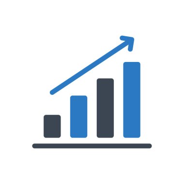 Başarı vektörü renk simgesi