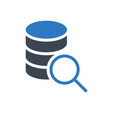 veritabanı vektör renk simgesi