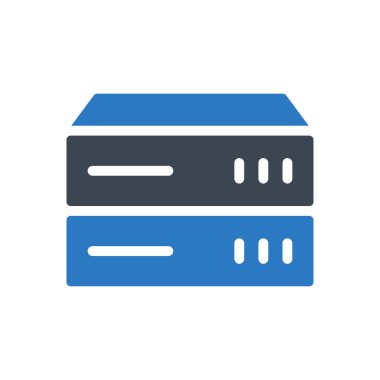 veritabanı vektör renk simgesi