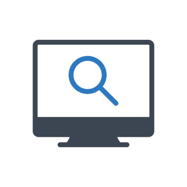 Tarayıcı vektör renk simgesi