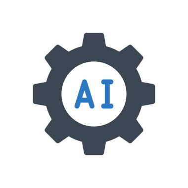 zeka vektörü renk simgesi