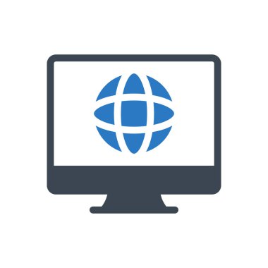 tarayıcı vektör renk simgesi