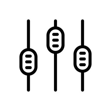 Karıştırıcı vektör düz renk simgesi