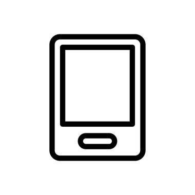 telefon vektörü düz renk simgesi