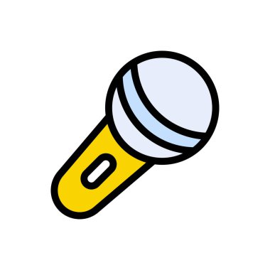 hoparlör vektörü düz renk simgesi