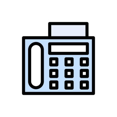 Sabit hat vektör düz renk simgesi