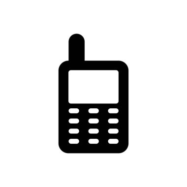 telefon vektörü simgesi düz simgesi