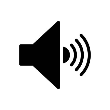 hoparlör vektör düz simgesi