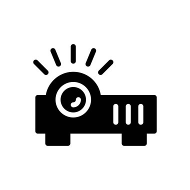 film vektörü düz simge