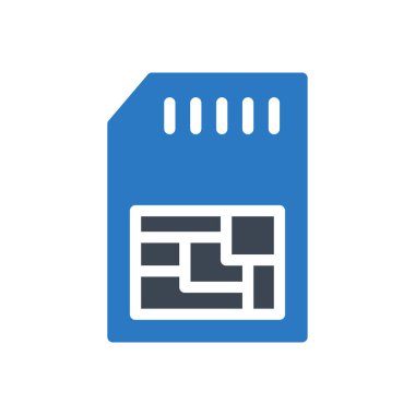 çip vektör renk simgesi