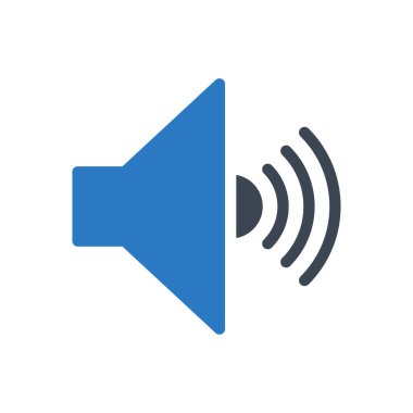 hoparlör vektör renk simgesi