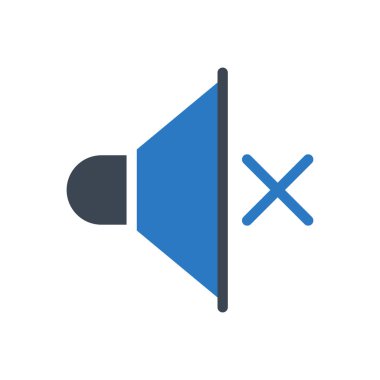 sessiz vektör renk simgesi