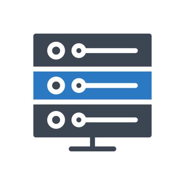 depolama vektörü renk simgesi