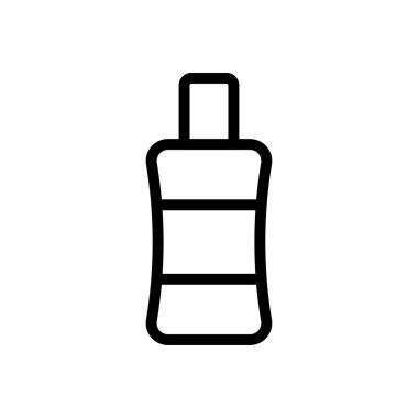 yağ vektörü ince çizgi simgesi