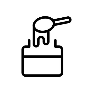 dipper vektör ince çizgi simgesi