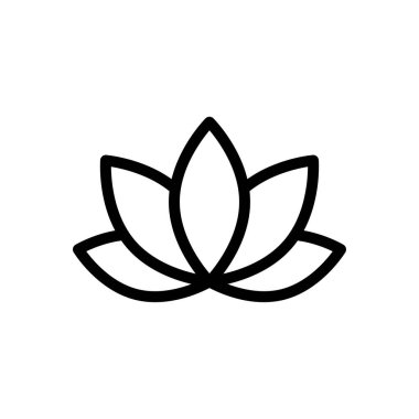 spa vektörü ince çizgi simgesi